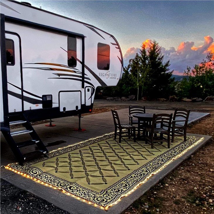 outdoor rv rug mat